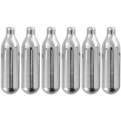 Set of 6 nitrous oxide cartridges for Zenker whipped cream siphon