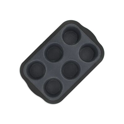 Mold 6 muffins Zenker Silicone fiberglass