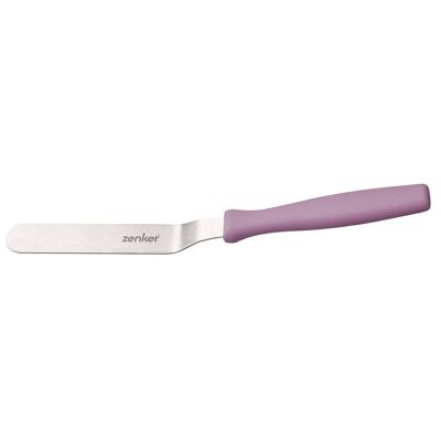 Zenker Sweet Sensation angled pastry spatula 22.2 cm pink handle