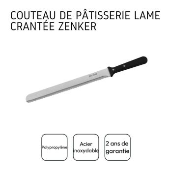 Couteau professionnel pour gâteau Zenker 4