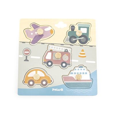 Flaches Puzzle - Transport