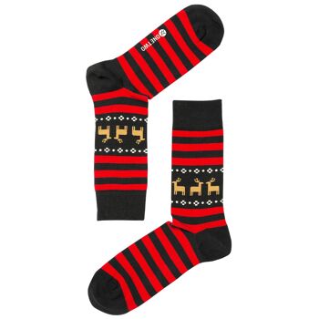 ONE TWO Chaussettes Dear Deer - L (Taille 42-46) 3