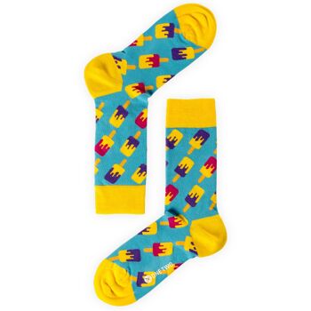 ONE TWO Chaussettes Ice Pop Menthe - L (Taille 42-46) 3