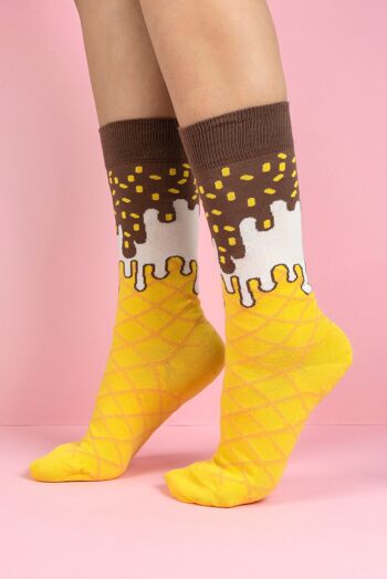 ONE TWO Chaussettes Melting - M (Taille 36-41) 4