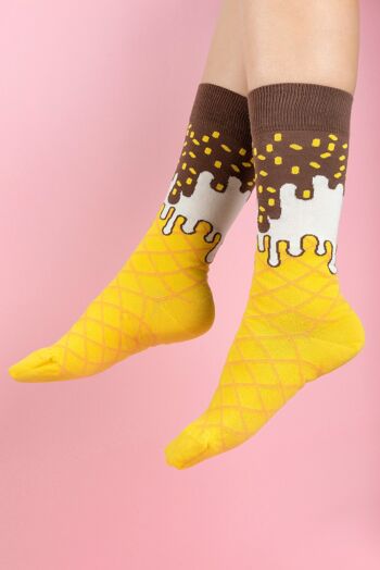 ONE TWO Chaussettes Melting - M (Taille 36-41) 5