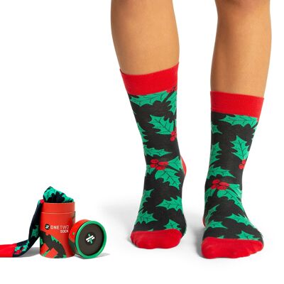 ONE TWO Socks Mistletoe - L (Size 42-46)