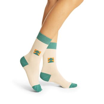 ONE TWO Chaussettes Treeangle - M (Taille 36-41) 1