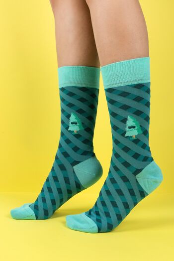 ONE TWO Chaussettes Uncle Pine - M (Taille 36-41) 4