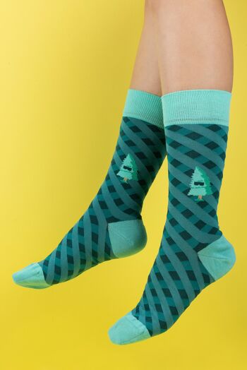 ONE TWO Chaussettes Uncle Pine - L (Taille 42-46) 2