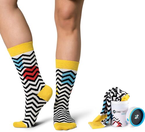 ONE TWO Socken Zig Zag - L (Gr 42-46)