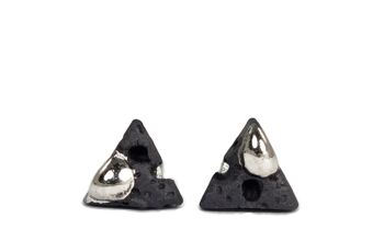 Boucles d'oreilles en porcelaine "Nahele" 1