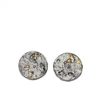 Boucles d'oreilles porcelaine "Cosmo" 1