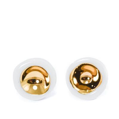 Boucles d'oreilles porcelaine "ALIANA"