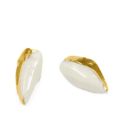 "LIN" porcelain earrings