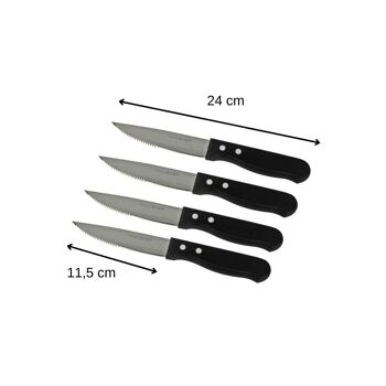Set de 4 couteaux à steak Nirosta 1