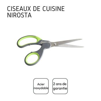 Ciseaux à prise souple Nirosta 3