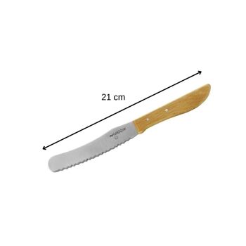 Couteau à pain et à beurre 21 cm Nirosta 3