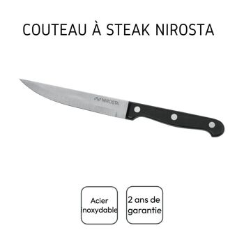Couteau à steak Nirosta Mega 21 cm 4