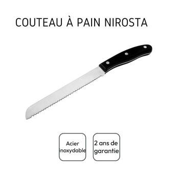 Couteau à pain 31 cm Nirosta Fit 2