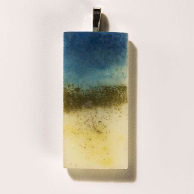 Wearable Art Landscape Medium Pendant Cromarty Beach 4