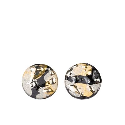 Boucles d'Oreilles Porcelaine "NOX"