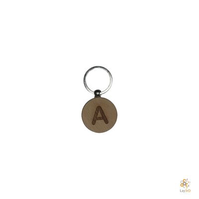 Lay3rD Lasercut - Wooden Keychain - Keychain A