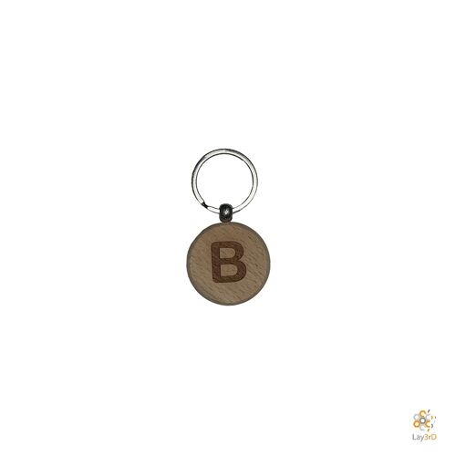 Lay3rD Lasercut - Houten Sleutelhanger - Sleutelhanger B