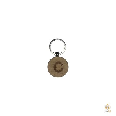 Lay3rD Lasercut - Wooden Keychain - Keychain C