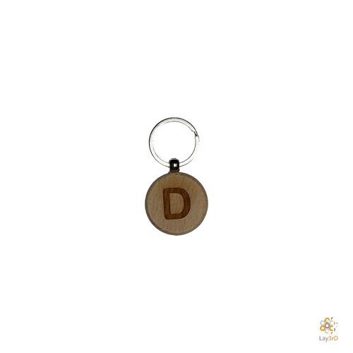 Lay3rD Lasercut - Houten Sleutelhanger - Sleutelhanger D