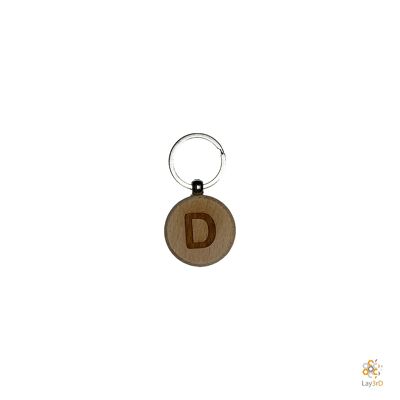 Lay3rD Lasercut - Wooden Keychain - Keychain D