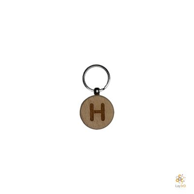 Lay3rD Lasercut - Wooden Keychain - Keychain H