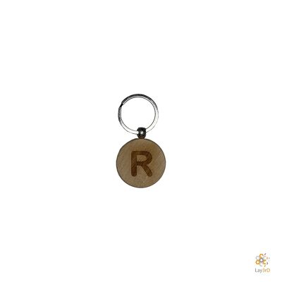 Lay3rD Lasercut - Wooden Keychain - Keychain R
