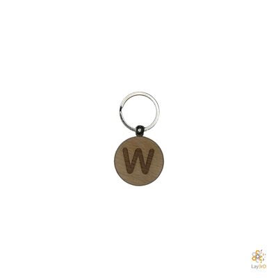 Lay3rD Lasercut - Wooden Keychain - Keychain W