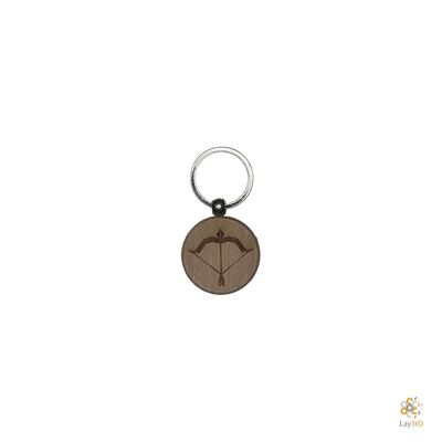 Lay3rD Lasercut - Wooden Keychains - Keychain Sagittarius