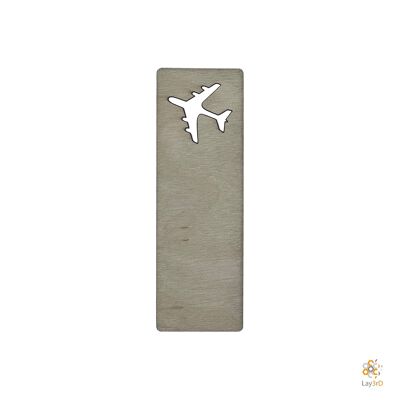 Lay3rD Lasercut - Booklegger en bois - Avion