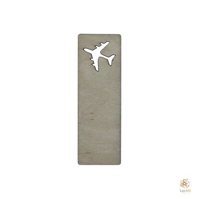 Lay3rD Lasercut - Wooden Booklegger - Airplane