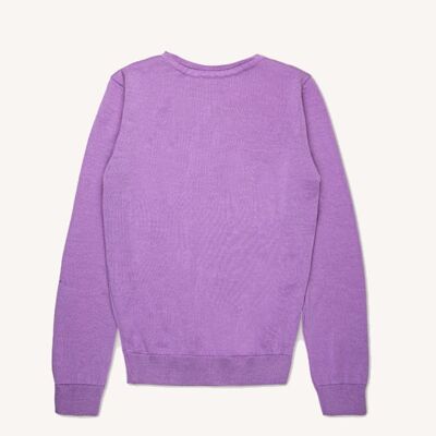 Merino wool lilac sweater