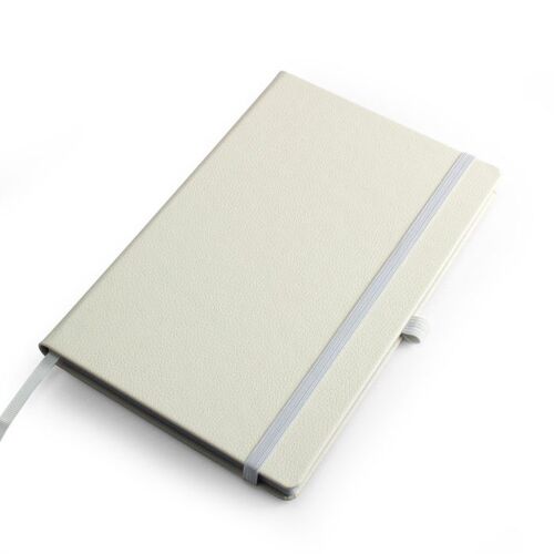 Como Born Again A5 Deluxe Notebook - White