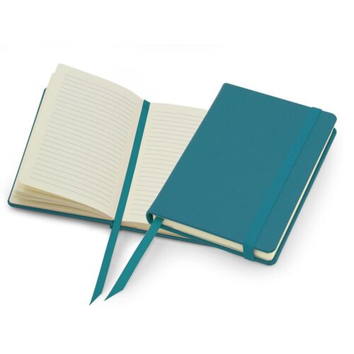 Lifestyle A6 Casebound Notebook with Strap - Sky-blue