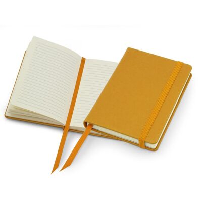 Cuaderno Lifestyle A6 encuadernado con correa - Amarillo
