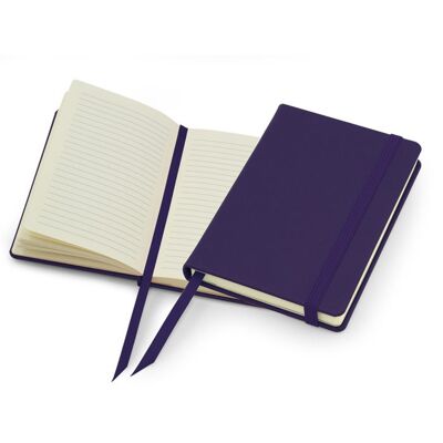 Lifestyle A6 Casebound Notebook with Strap - Purple