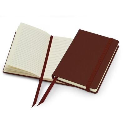 Cuaderno Lifestyle A6 encuadernado con correa - Marrón