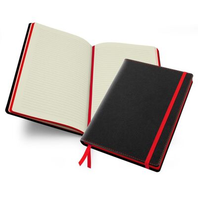 Lifestyle Accent Notebook - Black-red