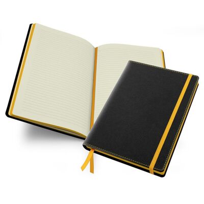 Lifestyle Accent Notebook - Black-yellow