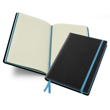 Carnet Lifestyle Accent - Noir-bleu ciel 1