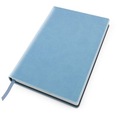 Libro de viñetas Soft Touch Dot - Azul polvo