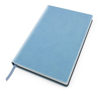 Carnet A4 Soft Touch - Bleu poudré