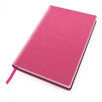 Soft Touch A4 Notebook - Hot-pink