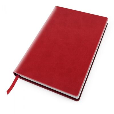 Soft Touch A4 Notebook - Tomato-red