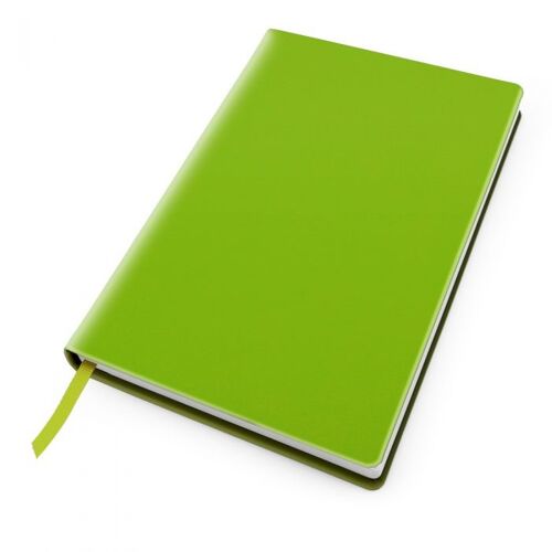 Soft Touch A4 Notebook - Pea-green